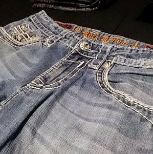 Mens Rock Revival Jeans